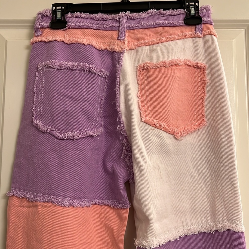 Ladies multi colored pants - Picture 5 of 6